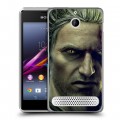 Дизайнерский силиконовый чехол для Sony Xperia E1 Witcher