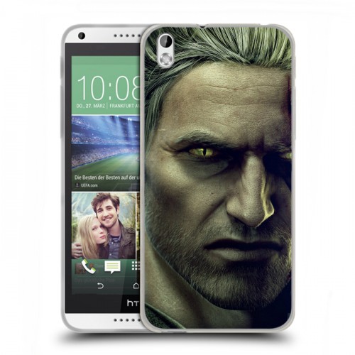 Дизайнерский пластиковый чехол для HTC Desire 816 Witcher