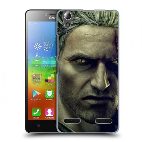 Дизайнерский пластиковый чехол для Lenovo A6000 Witcher