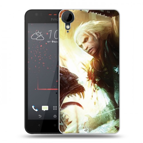 Дизайнерский пластиковый чехол для HTC Desire 825 Witcher