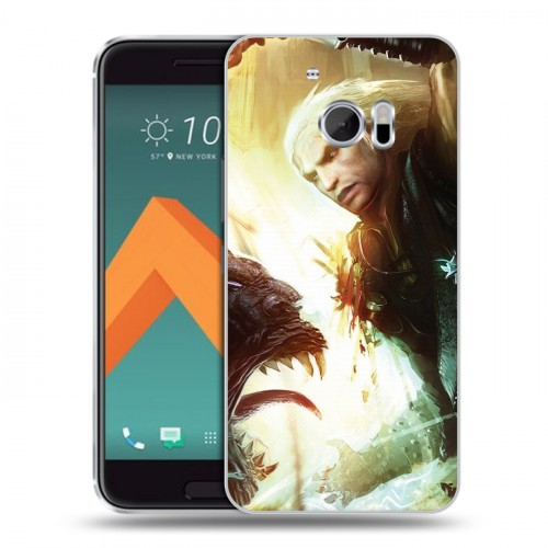 Дизайнерский пластиковый чехол для HTC 10 Witcher