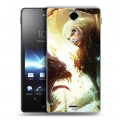 Дизайнерский пластиковый чехол для Sony Xperia TX Witcher