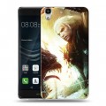 Дизайнерский пластиковый чехол для Huawei Y6II Witcher