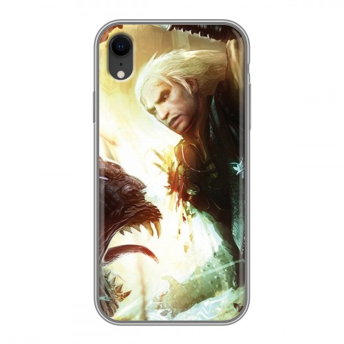 Дизайнерский силиконовый чехол для Iphone Xr Witcher