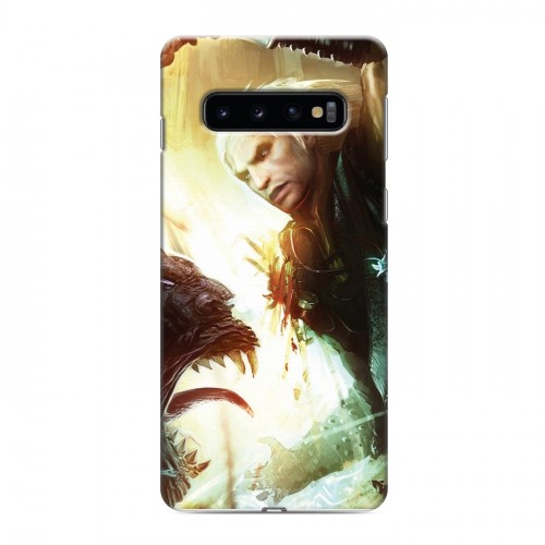 Дизайнерский силиконовый чехол для Samsung Galaxy S10 Witcher