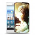 Дизайнерский пластиковый чехол для Huawei Ascend D2 Witcher