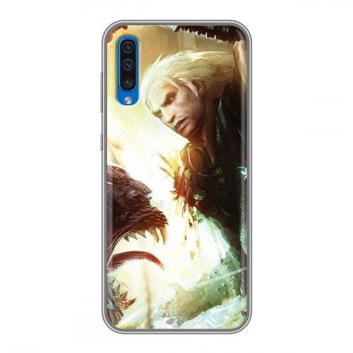 Дизайнерский силиконовый чехол для Samsung Galaxy A50 Witcher