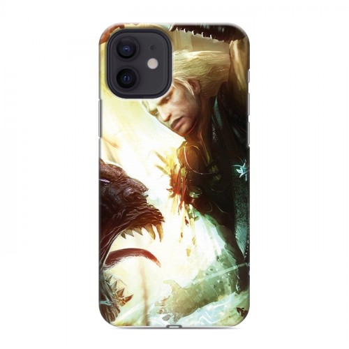 Дизайнерский силиконовый чехол для Iphone 12 Witcher