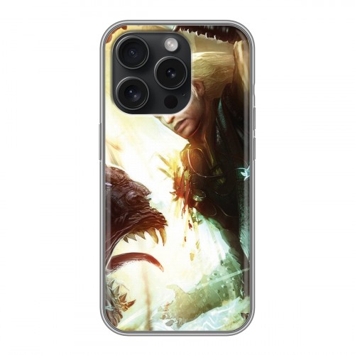 Дизайнерский силиконовый чехол для Iphone 15 Pro Witcher