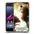 Дизайнерский силиконовый чехол для Sony Xperia E1 Witcher