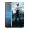 Дизайнерский пластиковый чехол для Microsoft Lumia 950 Witcher