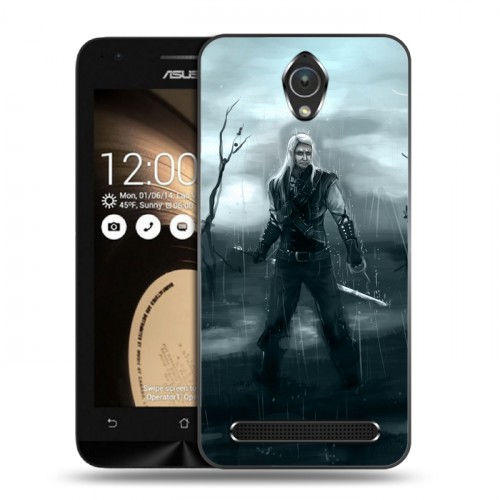 Дизайнерский пластиковый чехол для ASUS Zenfone Go Witcher