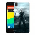 Дизайнерский силиконовый чехол для BQ Aquaris E4.5 Witcher