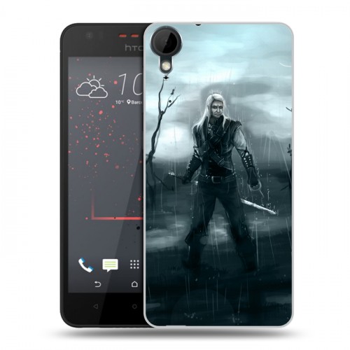 Дизайнерский пластиковый чехол для HTC Desire 825 Witcher