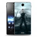 Дизайнерский пластиковый чехол для Sony Xperia TX Witcher