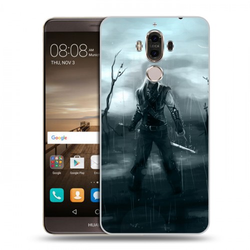 Дизайнерский пластиковый чехол для Huawei Mate 9 Witcher