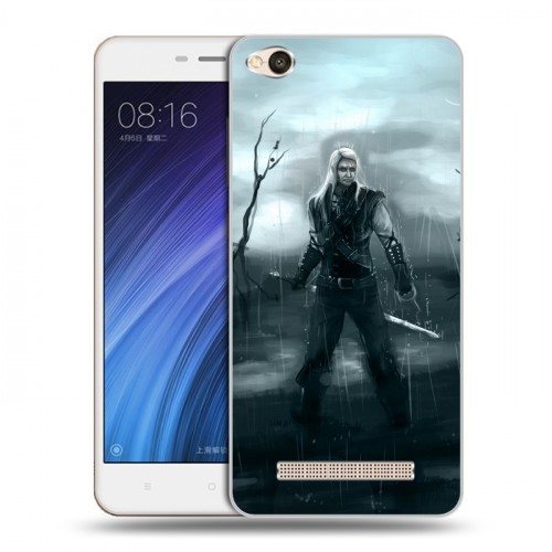 Дизайнерский силиконовый чехол для Xiaomi RedMi 4A Witcher