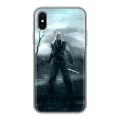 Дизайнерский силиконовый чехол для Iphone x10 Witcher