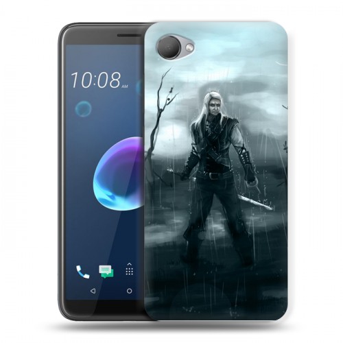 Дизайнерский пластиковый чехол для HTC Desire 12 Witcher