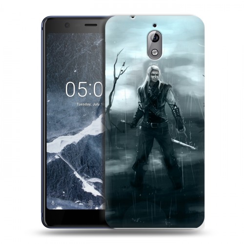 Дизайнерский пластиковый чехол для Nokia 3.1 Witcher