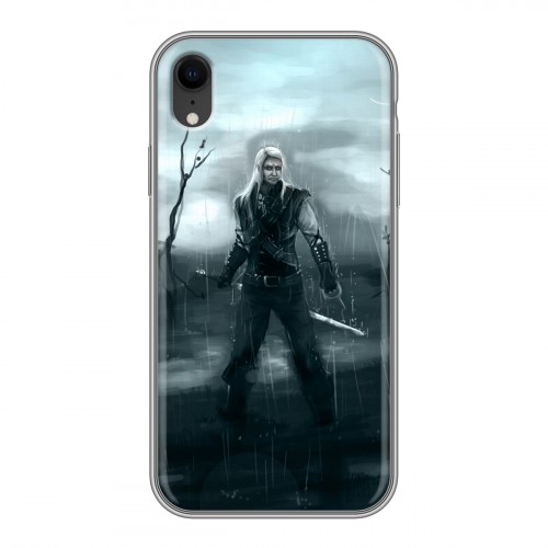 Дизайнерский силиконовый чехол для Iphone Xr Witcher