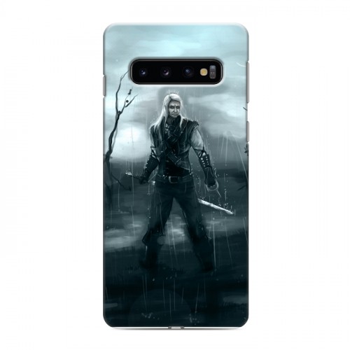 Дизайнерский силиконовый чехол для Samsung Galaxy S10 Witcher