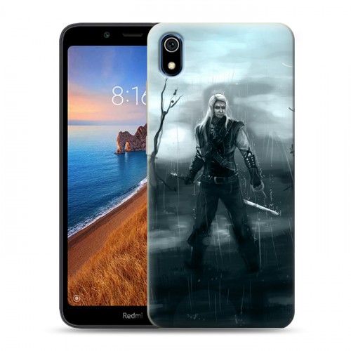 Дизайнерский силиконовый чехол для Xiaomi RedMi 7A Witcher