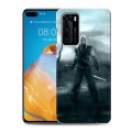 Дизайнерский силиконовый с усиленными углами чехол для Huawei P40 Witcher