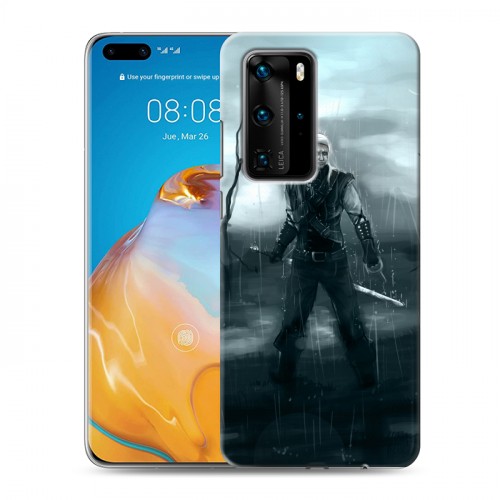 Дизайнерский пластиковый чехол для Huawei P40 Pro Witcher