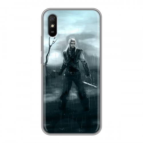 Дизайнерский силиконовый чехол для Xiaomi RedMi 9A Witcher