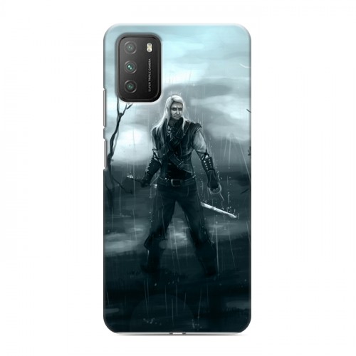 Дизайнерский пластиковый чехол для Xiaomi Poco M3 Witcher