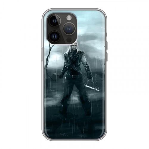 Дизайнерский пластиковый чехол для Iphone 14 Pro Max Witcher
