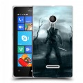 Дизайнерский пластиковый чехол для Microsoft Lumia 435 Witcher