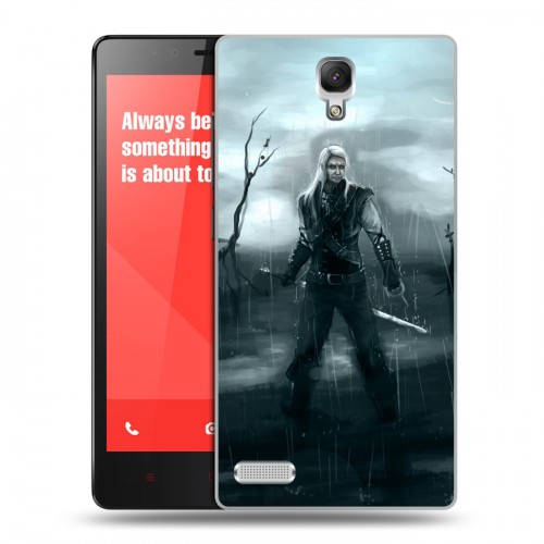 Дизайнерский пластиковый чехол для Xiaomi RedMi Note Witcher