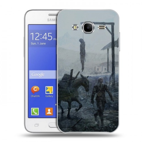 Дизайнерский силиконовый чехол для Samsung Galaxy J7 Witcher