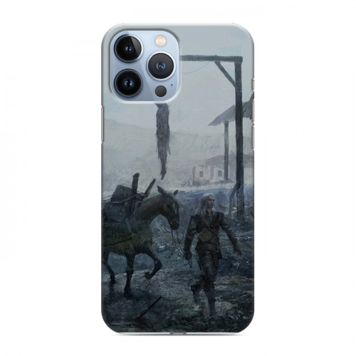 Дизайнерский силиконовый чехол для Iphone 13 Pro Max Witcher