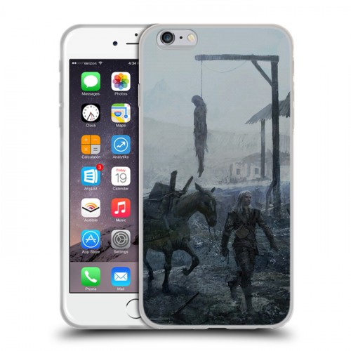 Дизайнерский силиконовый чехол для Iphone 6 Plus/6s Plus Witcher