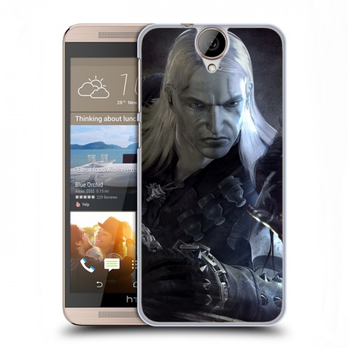 Дизайнерский пластиковый чехол для HTC One E9+ Witcher