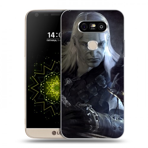 Дизайнерский пластиковый чехол для LG G5 Witcher