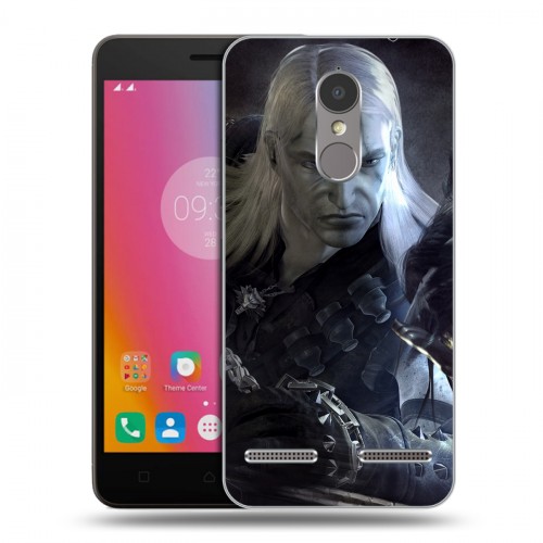 Дизайнерский пластиковый чехол для Lenovo K6 Witcher