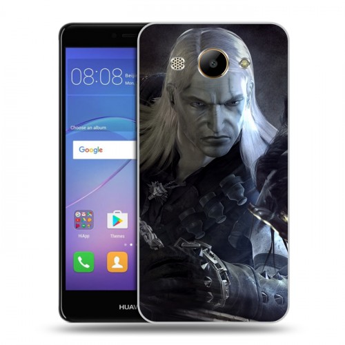 Дизайнерский пластиковый чехол для Huawei Y3 (2017) Witcher