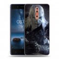 Дизайнерский пластиковый чехол для Nokia 8 Witcher