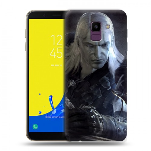 Дизайнерский пластиковый чехол для Samsung Galaxy J6 Witcher