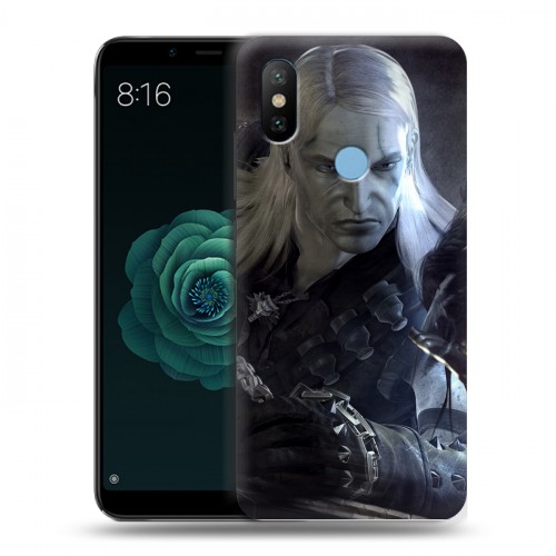 Дизайнерский силиконовый чехол для Xiaomi Mi A2 Witcher