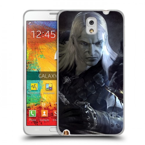 Дизайнерский пластиковый чехол для Samsung Galaxy Note 3 Witcher