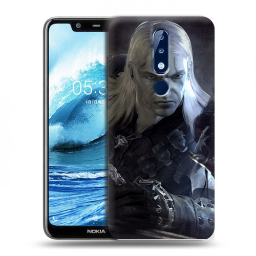 Дизайнерский пластиковый чехол для Nokia 5.1 Plus Witcher