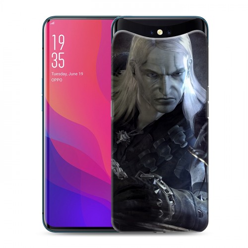 Дизайнерский силиконовый чехол для OPPO Find X Witcher