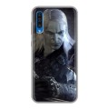 Дизайнерский силиконовый с усиленными углами чехол для Samsung Galaxy A50 Witcher