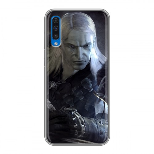 Дизайнерский пластиковый чехол для Samsung Galaxy A50 Witcher