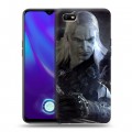 Дизайнерский силиконовый с усиленными углами чехол для OPPO A1k Witcher